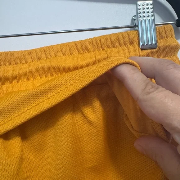 Alphalete Varsity Shorts Orange - Picture 8 of 9